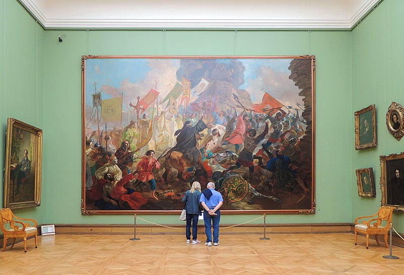 Зал Карла Брюллова в Третьяковской галерее