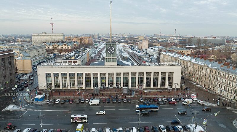 Финляндский вокзал в Санкт-Петербурге