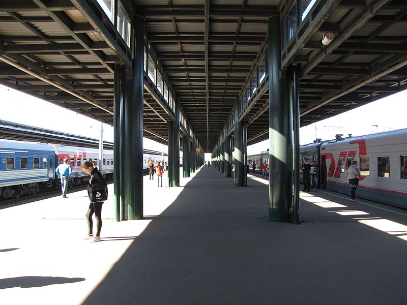 Отправление поездов с Ладожского вокзала